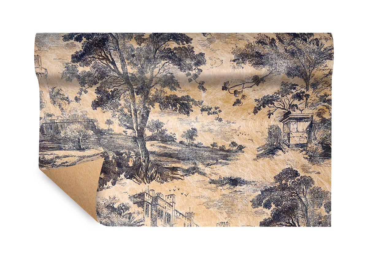 BOB.PAPER-FIBRA PAYSAGE 75CM. X9MT. BLU