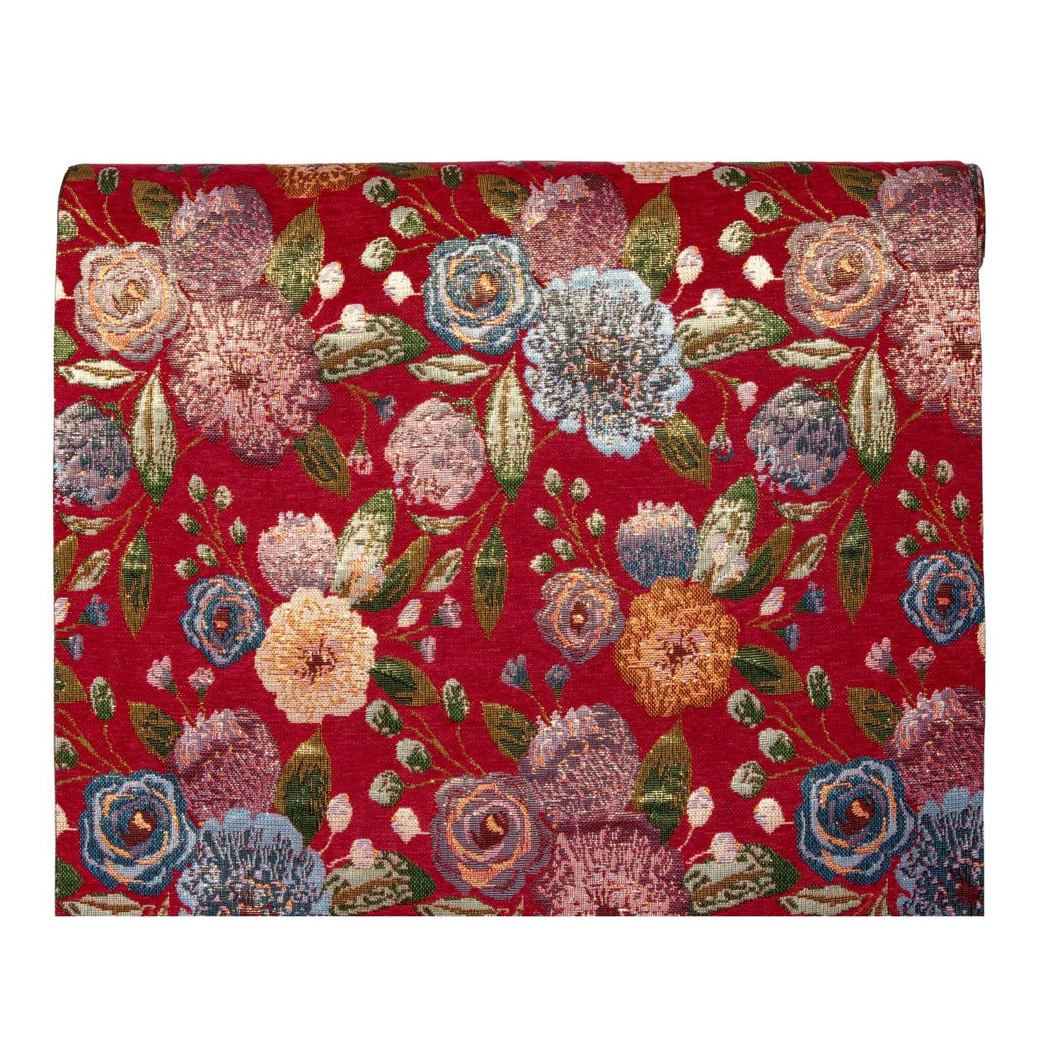 RUNNER BABETTE 48CM. 2,5MT. ROSSO